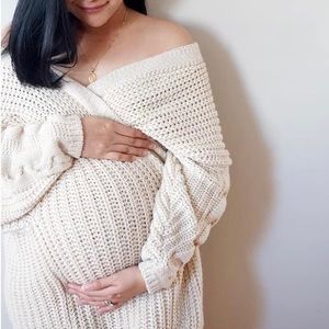 Knitted Beige Sweater (Pre-Owned)